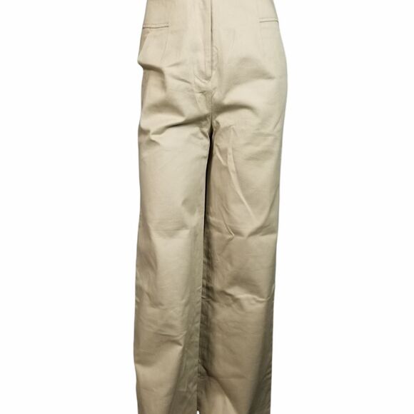 Boden 98% Cotton Beige Wide Leg Pants, size 2. - Picture 1 of 4